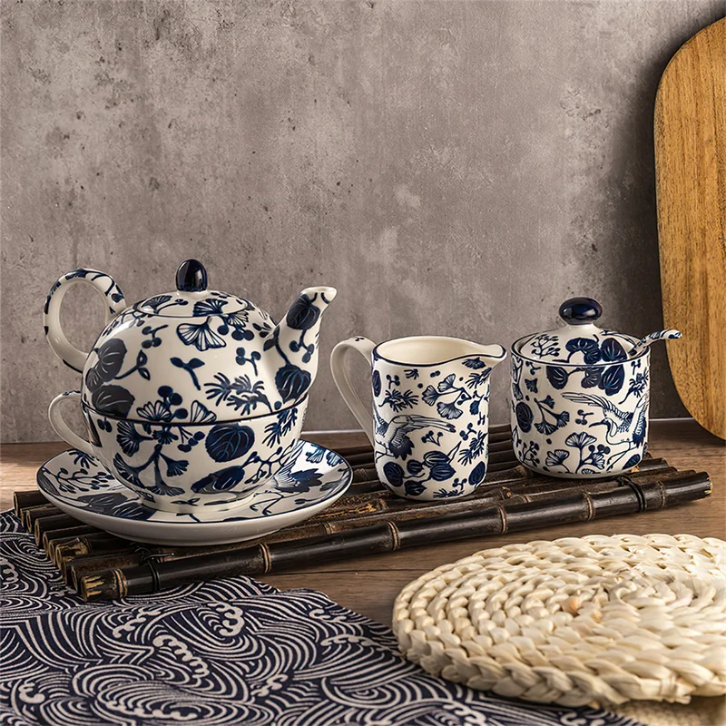 Ceramic Coffee Tea Set Korean  - Coffee Tea Sugar ulasan dan harga
