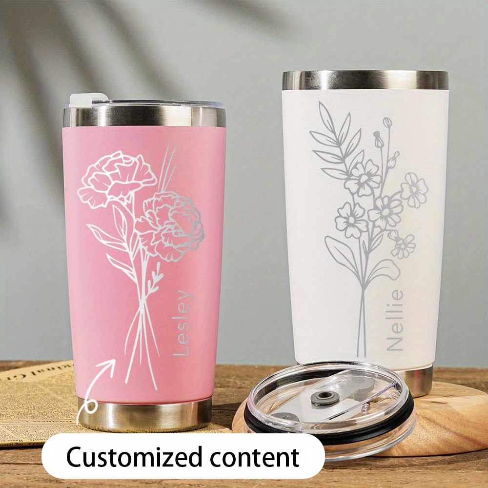 Custom Name Carnation Birth Fl - Coffee Tea Name ulasan dan harga
