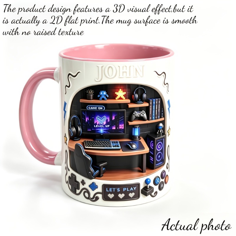 Esports Themed Mug with Cerami - Coffee Tea Name ulasan dan harga