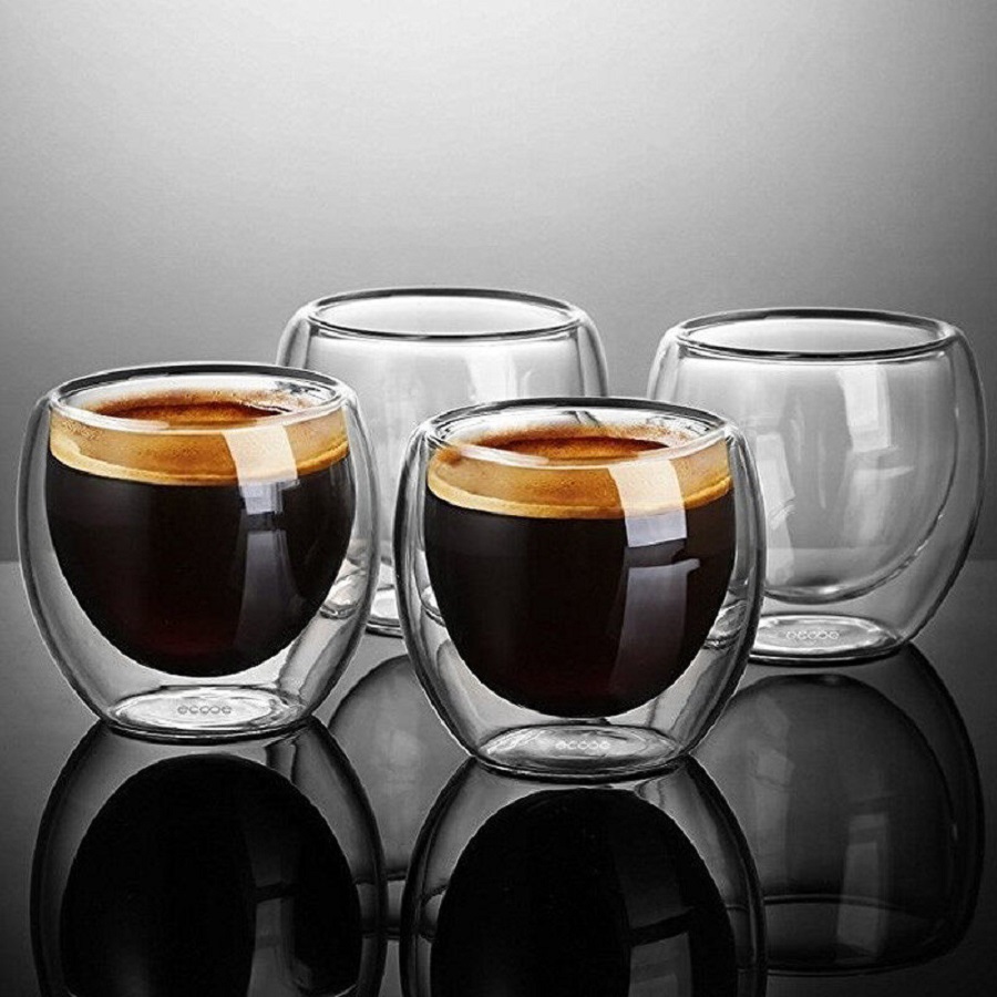 Double Walled Glass Coffee Mug - Xbloom Coffee Tea ulasan dan harga