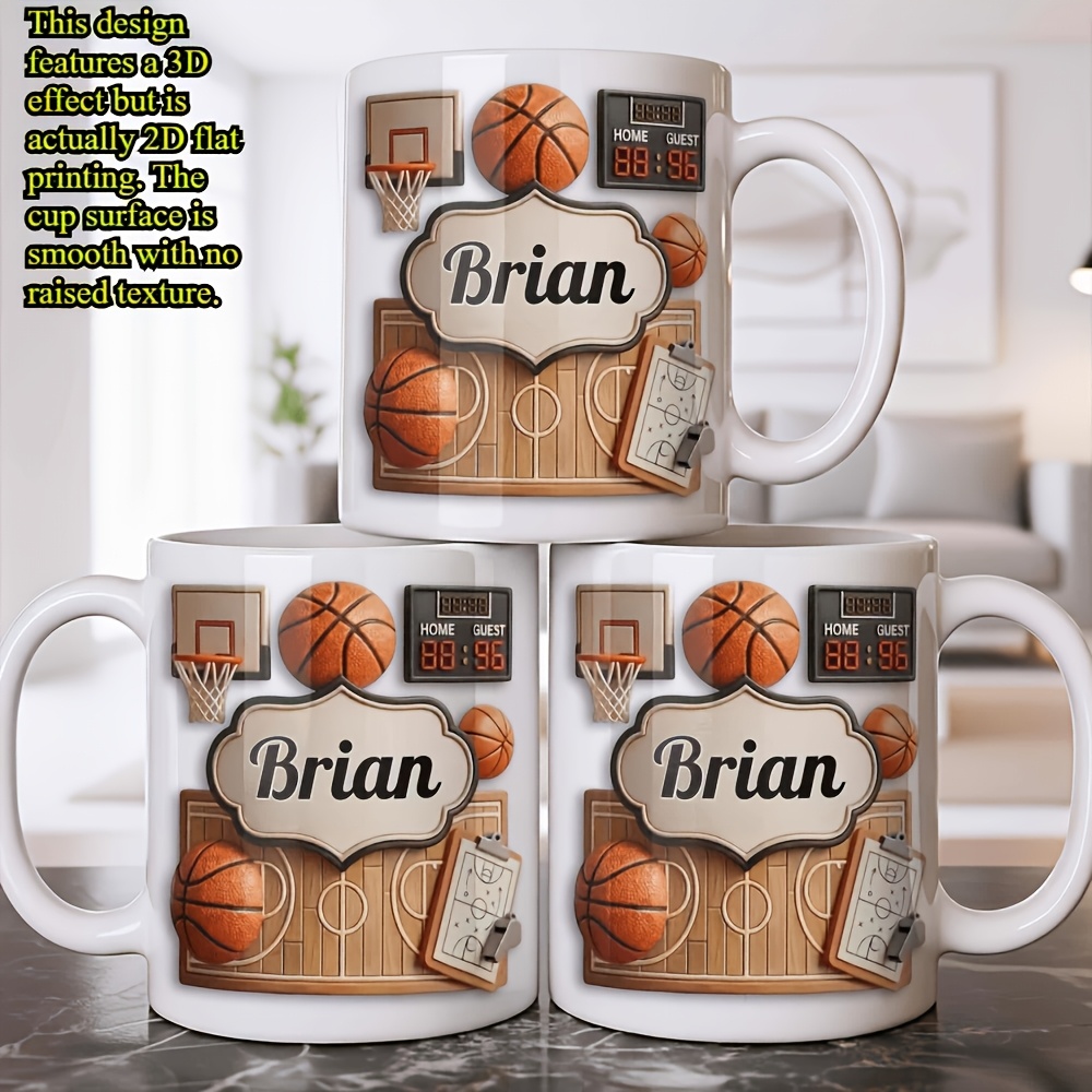 Personalized Basketball Mug Cu - Coffee Tea Name ulasan dan harga